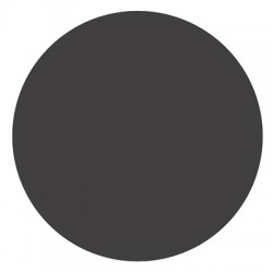 Plaque de sol en acier noir ronde